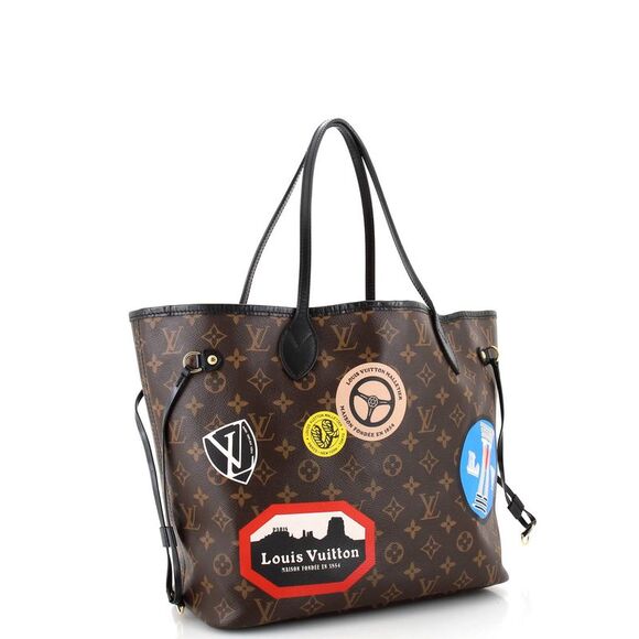 Louis Vuitton Neverfull NM Tote Limited Edition World Tour Monogram Canvas MM - Picture 3 of 10